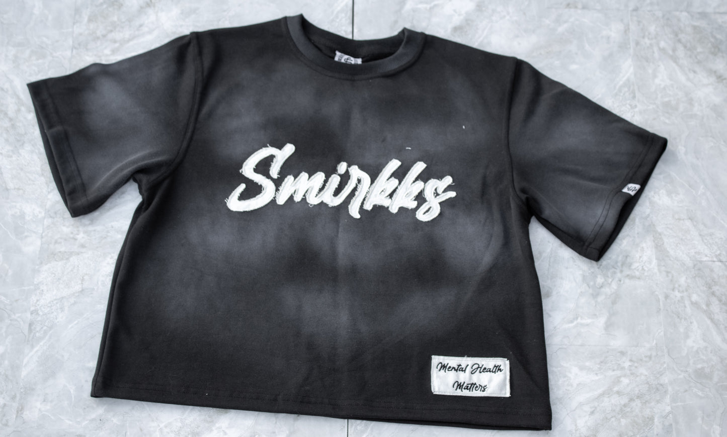 Cropped Heavyweight Mental Health Tee