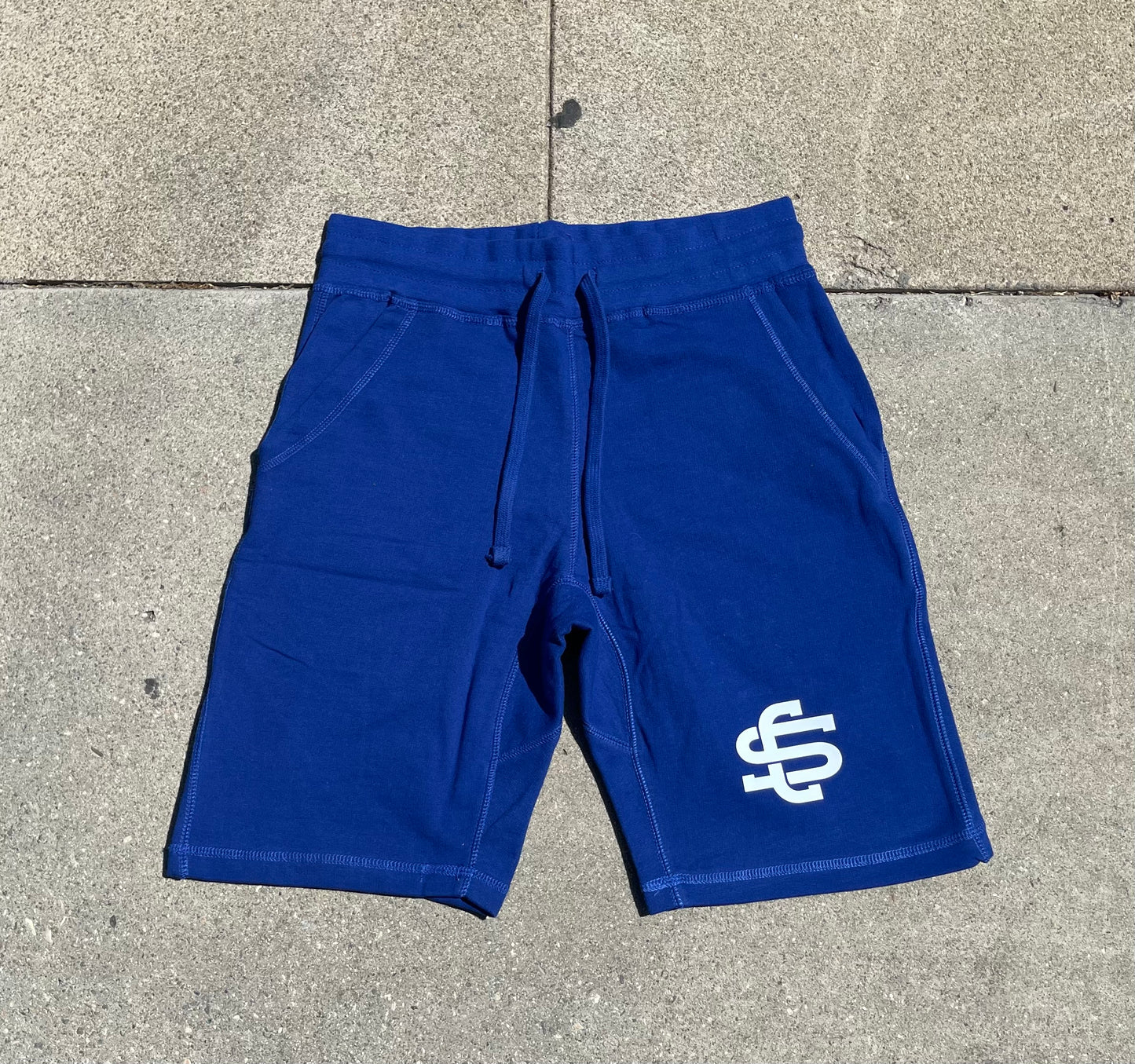 Essential Sweat Shorts- Blue